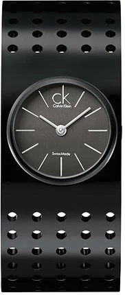 CALVIN KLEIN Lady Grid Black PVD Rozmiar M K8323302