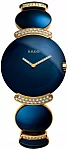 Coupole Blue Fascination Lady Diamonds Quartz Yellow Gold