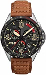 AVI-8 P-51 Mustang Blakeslee Chronograph Bronze Oak AV-4077-02