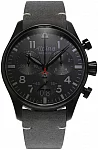 Alpina Startimer Pilot Quartz Chronograph Big Date Shadow Line Black PVD AL-372BB4FBS26