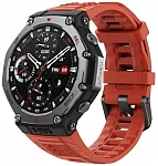 T-Rex 3 Lava Orange Digital Smartwatch 47mm HR GPS
