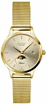 Elegance Moonphase Mesh Yellow Gold PVD Champagne Dial