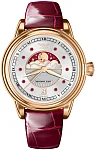 Aviator Douglas Moonflight Moonphase Gemstone Edition Rose Gold PVD V.1.33.2.420.4