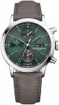 Baume & Mercier Classima Gent Automatic Chronograph Date Leather Strap Green Dial M0A10783