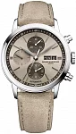 Baume & Mercier Classima Gent Automatic Chronograph Date Leather Strap Grey Dial M0A10782