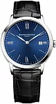 Baume & Mercier Classima Gent Quartz Date Leather Strap Blue Dial M0A10324