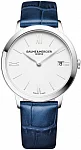 Classima Lady Quartz Date Leather Strap White Dial