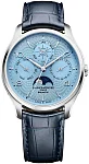 Baume & Mercier Clifton Gent Baumatic Day-Date Perpetual Calendar Leather Strap Ice Blue Dial Limited Edition M0A10872