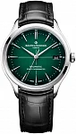 Baume & Mercier Clifton Gent Baumatic Leather Strap Green Dial Date COSC Chronometer M0A10592