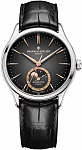 Baume & Mercier Clifton Gent Baumatic Moonphase Date Leather Strap Grey Dial M0A10758