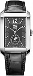 Baume & Mercier Hampton Gent Automatic Big-Date GMT Moonphase Leather Strap Grey Dial Limited Edition M0A10666