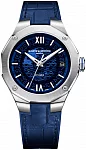Baume & Mercier Riviera Gent Baumatic Date Leather Strap Semi-Skeleton Blue Dial M0A10714