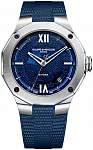 Baume & Mercier Riviera Gent Baumatic Date Rubber Strap Semi-Skeleton Blue Dial M0A10701