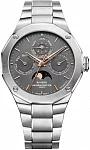 Baume & Mercier Riviera Gent Baumatic Day-Date Perpetual Calendar Steel Grey Dial Limited Edition M0A10786