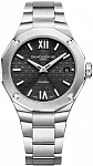 Baume & Mercier Riviera Lady Quartz Date Steel Black Dial Diamonds M0A10724
