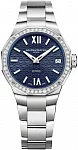 Baume & Mercier Riviera Lady Quartz Date Steel Blue Dial Diamonds M0A10765