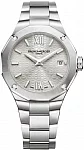 Riviera Lady Quartz Date Steel Grey Dial Diamonds