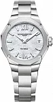 Baume & Mercier Riviera Lady Quartz Date Steel Pearl White Dial Diamonds M0A10729