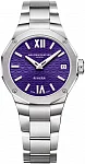 Baume & Mercier Riviera Lady Quartz Date Steel Violet Dial M0A10728