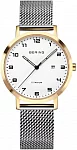 Classic Lady Titanium Date Gold Mesh