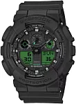 Casio G-Shock Analog-Digital Black and Electro Green Edition GA-100BEG-1AER