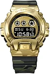 Casio G-Shock Digital 6900 in Steel Metal-Covered Yellow Gold Bold Camo GM-6900CMG-3ER