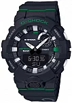 Casio G-Shock G-Squad Analog-Digital Bluetooth Steptracker Dagger Black-Green Special Edition GBA-800DG-1AER