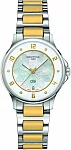 DS-6 Lady Ceramic White Pearl Dial Diamonds