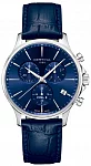 Certina DS-8 Chrono Dark Blue Dial Dark Blue Leather Strap C045.417.16.041.00