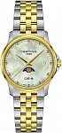 Certina DS-8 Moonphase Lady Bicolor Yellow Gold PVD C045.223.22.111.00