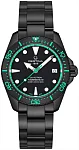 Certina DS Action Diver 38mm Powermatic 80 Ceramic Black PVD Mint Strap Set C048.807.33.051.01