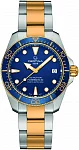 Certina DS Action Diver 38mm Powermatic 80 Blue Dial Ceramic Yellow Gold Bicolor PVD C048.807.22.041.00