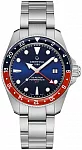 DS Action Diver GMT 41mm Powermatic 80 Sapphire Blue-Red