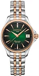 Certina DS Action Lady COSC Chronometer Diamonds Rose Gold PVD Green Dial C032.051.22.096.00