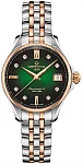 Certina DS Action Lady Powermatic 80 Diamonds Rose Gold PVD Green Dial C032.207.22.096.00