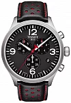 Chrono XL Black Strap Black Dial
