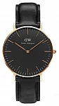 Daniel Wellington Classic Black Sheffield Lady Rose Gold DW00100139