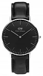 Daniel Wellington Classic Black Sheffield Lady Silver Steel DW00100145