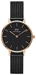 Classic Petite Black Ashfield Rose Gold