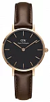 Daniel Wellington Classic Petite Black Bristol Rose Gold DW00100221