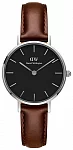 Daniel Wellington Classic Petite Black Bristol Silver DW00100233