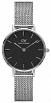 Classic Petite Black Sterling Silver
