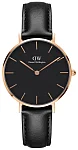 Daniel Wellington Classic Petite Black Sheffield Rose Gold DW00100168