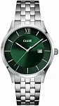 Antheor Silver Bracelet Deep Green Dial