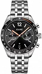 Aravis Dual Timer Steel Bracelet Black Dial
