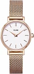 Boho Chic Petite Mesh Rose Gold White