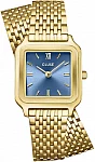 Gracieuse Petite Double Steel Yellow Gold Blue Dial