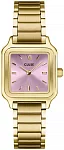 Gracieuse Petite Double Steel Yellow Gold Pink Dial