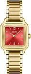 Gracieuse Petite Red Dial Yellow Gold PVD