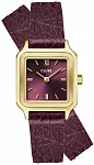 Cluse Gracieuse Petite Wine Dial Yellow Gold Double Crocodile Wine Leather CW11822